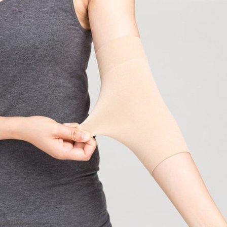 1 par tatovering cover kompressionsærmer bånd underarm concealer