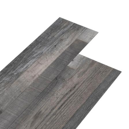 Vidaxl Ej Självhäftande Pvc-golvplankor 4,46 M² 3 Mm Industriell Grå