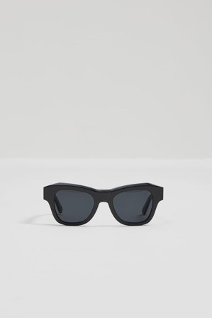 Malina - Classic acetate sunglasses - One Size - Black