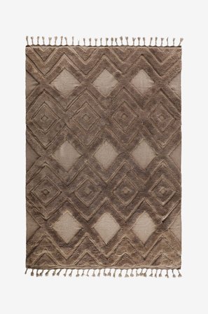 VIND - Teppe Dahlia - Brun - Ulltepper - 200X300 - Fra Homeroom