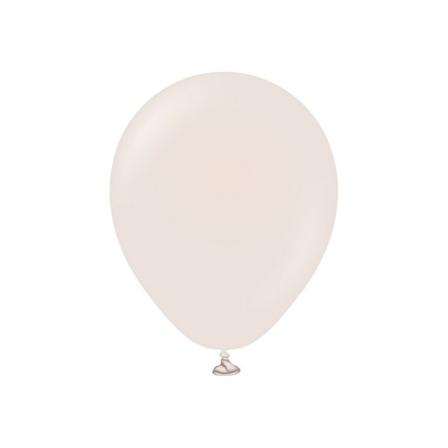 Kalisan Latex Retro Ballonger (Förpackning om 100) En Storlek Vit Sand White Sand One Size