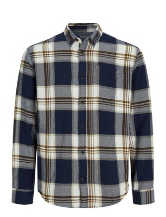 Jjeclassic Autumn Check Shirt Ls Sn Navy Jack & J S