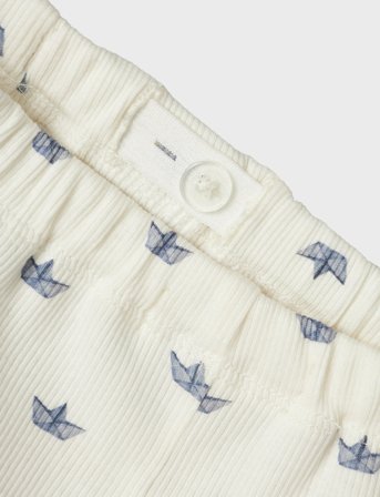 Lil'Atelier Nbmlavo Eko Loose Pant Lil - White - 56