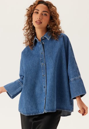 ONLY Onlgrace 3/4 DNM SHIRT Vaatteet