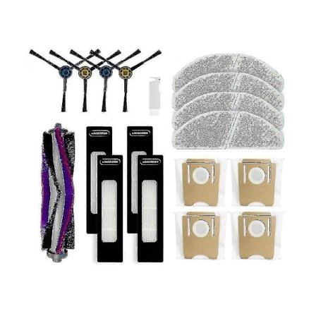 Kompatible midea s8 / s8+ plus robotstøvsuger reservedele hovedsidebørste hepa fil [DB]