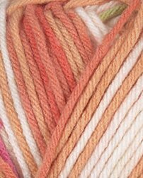 Garn Sara 50g Oransje multi - Viking of Norway