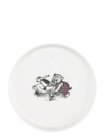 Rasmus Klump Plate Home Meal Time Plates & Bowls Valkoinen Mette Ditmer