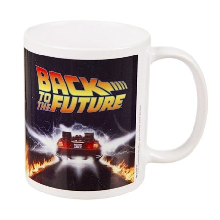 Back To The Future Delorean Mug En Storlek Flerfärgad