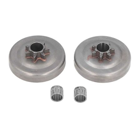 Motorsav 7 Tands Kobling Tromle Nåleleje Kit Tandhjul Tilbehør til Husqvarna 350 340 345 445 450 450