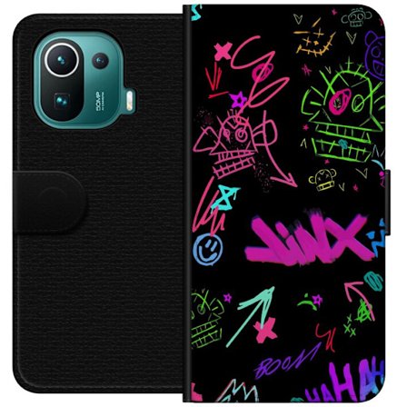 Kompatibelt Plånboksfodral till Xiaomi Xiaomi Mi 11 Pro Guldlejon