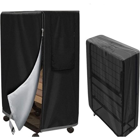 84*33*107 cm - Sammenleggbar sengtrekk - Støvtrekk - Oppbevaringstrekk for sammenleggbar seng m/glidelås