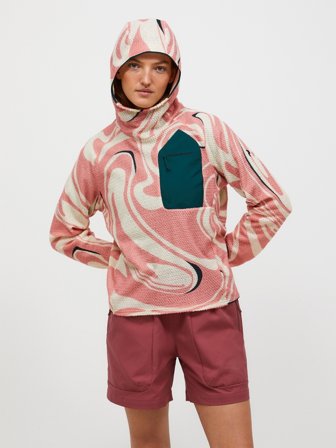 Peak Performance - Freelight AOP Polartec Alpha Hood Women