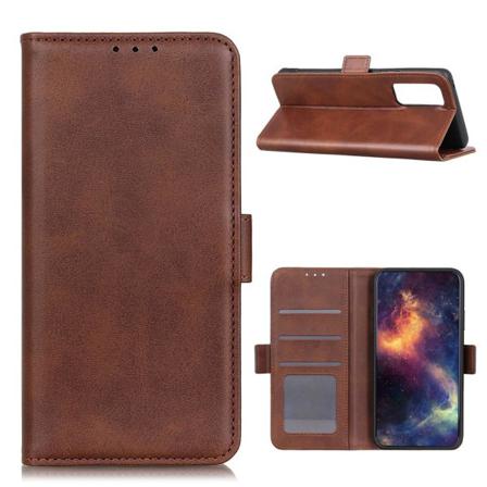 Oneplus 9 Pro - Fodral Med Magnetisk Stängning - Brun Brown Brun