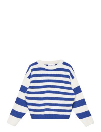 Name It Nmfvelisa Ls Boxy Knit O Blå