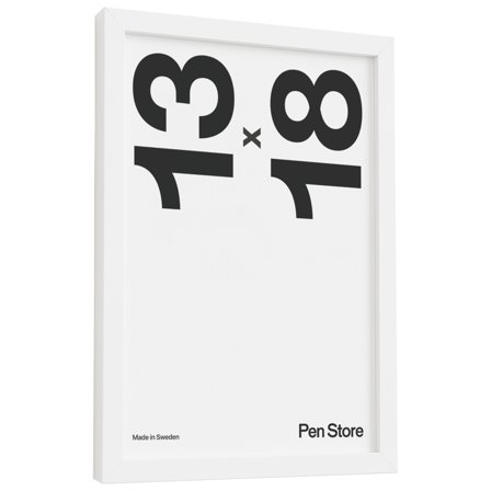 Pen Store Valkoinen puukehysx18 cm