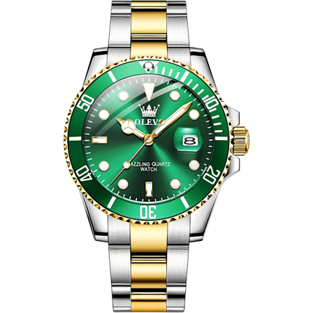 OLEVS Miesten Kellot Musta