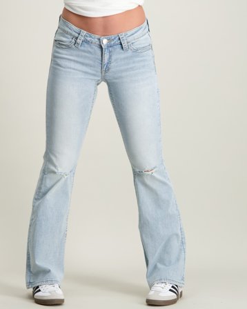 Gina Tricot Young Y sparkle low flare jeans Blau Jeans Mädchen - Kids Brand Store