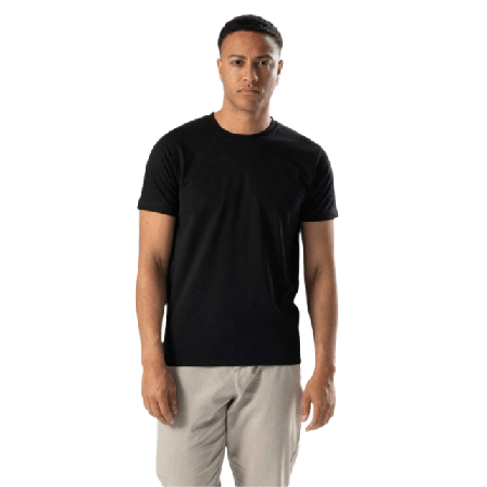 TeeShoppen Vanlig T-shirt T-shirts Herr Svart S