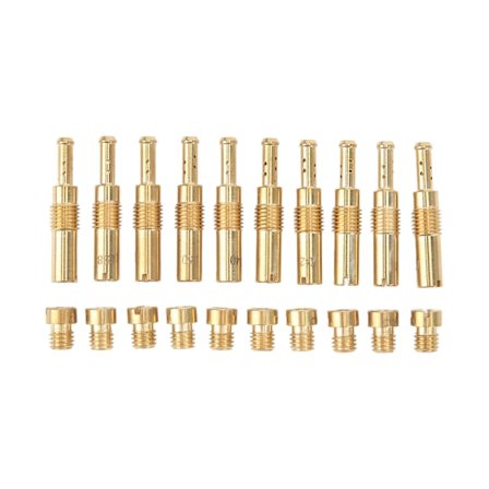 20 kpl Kaasuttimen pääsuuttimien sarja Metalliset hitaat tyhjäkäyntisuuttimet Kaasuttimen lisävarusteiden vaihto Keihinille