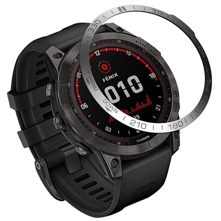 Garmin Fenix 7X metallring - Silver