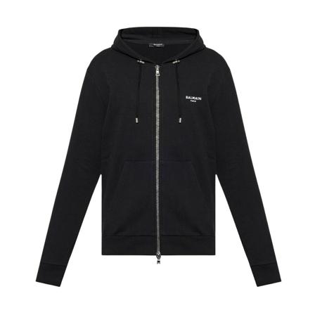 Balmain Zip-throughs Sort, Herre Trøjer