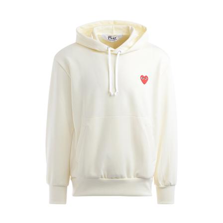 Comme des Garçons Play Ivory sweatshirt Hvid, Herre Hættetrøjer