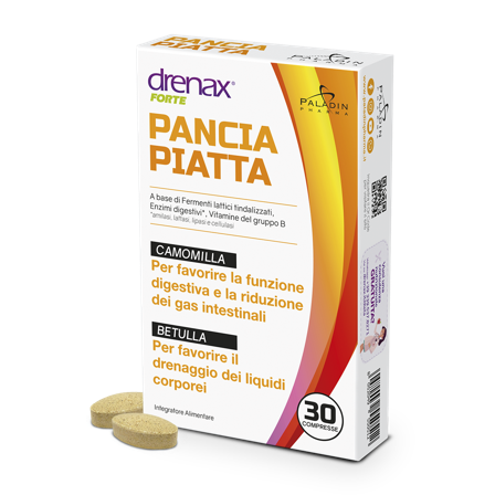 Drenax Forte Pancia Piatta 30 Compresse