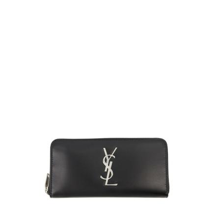 Saint Laurent Wallets & Cardholders Sort, Dame Punge og Kortholder, Størrelse: ONE Size