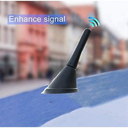 Musta 6,5 cm:n auton radiokaton lyhyt antenni lisävarusteet Jeep Grand Cherokee Renegade Wrangler Compass Patriot Jk:lle