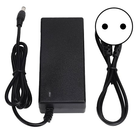 42V 2A Strømadapter DC 5,5 mm hannkontakt for 36V litiumionbatteri AC 100–240V 50/60Hz EU-plugg