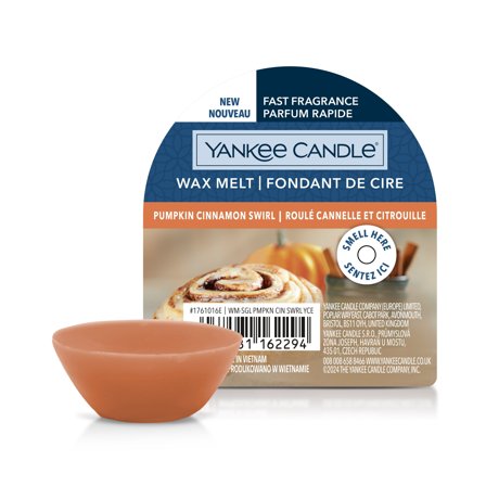 Yankee Candle Wax Melts Pumpkin Cinnamon Swirl 22g - Candela Profumata