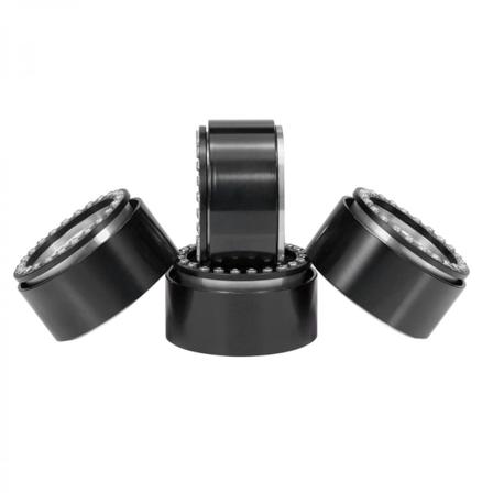 12 ekrar metall beadlock hjulnav för SCX10 II 1/10 RC modell bilreserv röd