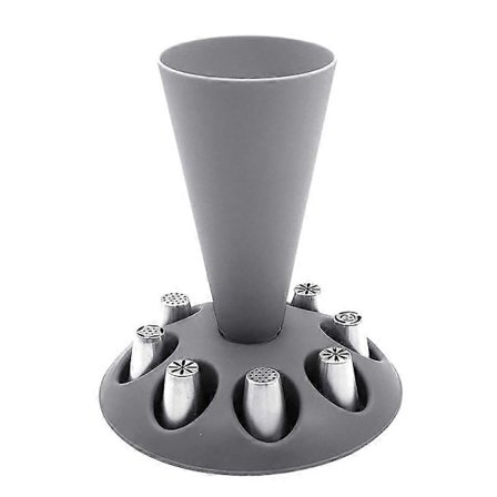 Sprøyteposeholder Stativ for konditorposer for enkel fylling Glasur Sprøytepose Stativ Dyse Dekorasjonstips Stativ for bakeutstyr[HK]