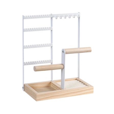 Smyckeshållare Ringar Hängande Ställ Stor Kapacitet Smyckesorganisatör