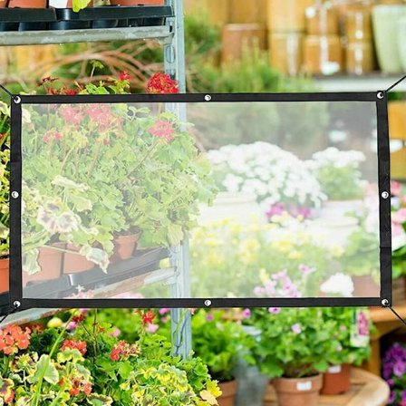 Vedenpitävä suojapeite Vedenpitävä PE-suojapeite Tuulenpitävä Läpinäkyvä armeijan suojapeite (Koko: 1X1m (39X39in))