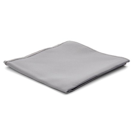 Lysegrå Lommeklud til mænd - Ensfarvede lommeklude