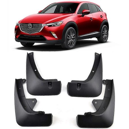 Komplett sett sprutbeskyttere Mud Flaps Fender Kompatibel med 2016-2024 Mazda CX3 CX-3-Perfet