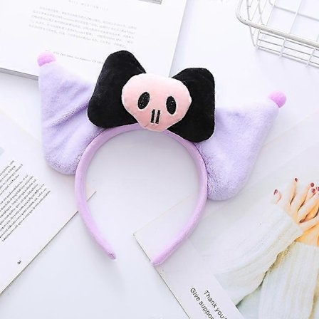Kawaii Hiuspanta Sanrio My Melody Kuromi Cinnamoroll Pompom Purin Hiusasusteet Anime Söpö Sarjakuva Pehmo Päähine Tyttöjen Lahja