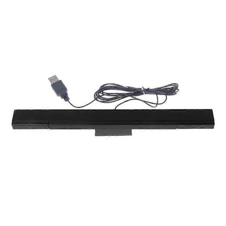 Kablet infrarød IR-stråle bevegelsessensorbar for Wii-spillkonsoll