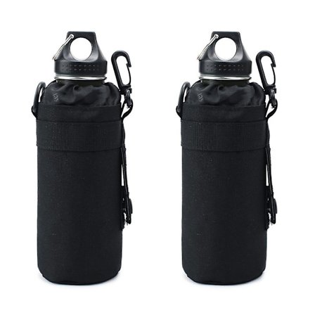 Pulloteline reppuun, k yt nn llinen vesipullojen s ilytys, musta