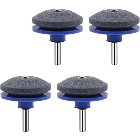 4 stk. 50mm plæneklipper knivsliber til håndboremaskine og værktøjsslibning