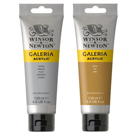 Winsor & Newton Galeria Peinture acrylique Metallic 120 ml Silver 617