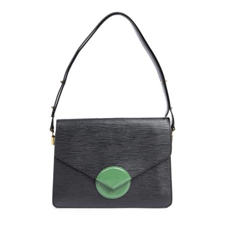 Louis Vuitton Vintage Hoche Shoulder Taske Grøn, Herre Vintage Tasker, Størrelse: ONE Size
