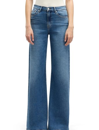 7 For All Mankind Lotta Oceanstone - Blue - 29 x 34