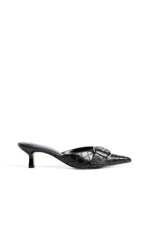 NA-KD - Vatterte pumps med kitten heels - Høyhælte sko - Svart - EU 38
