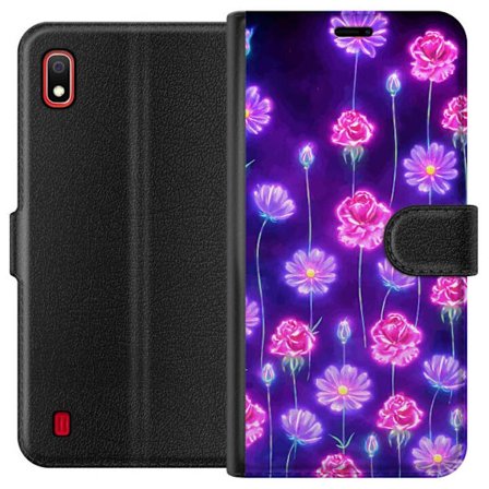 Kompatibelt Lommeboketui til Samsung Galaxy A10 Bloom Reverie Electric Petals