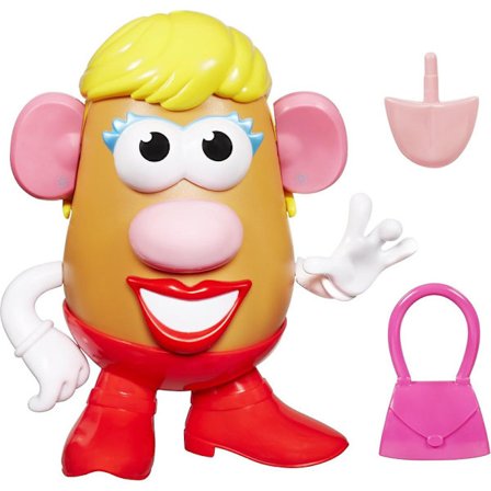 Lady Potato Head Klassisk legetøj, til børn fra 2 år og opefter, indeholder 12 dele og stykker til at skabe sjove ansigter [DmS]