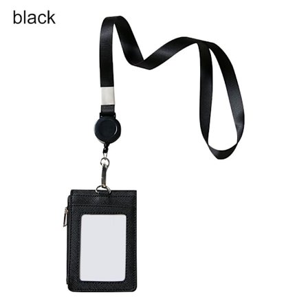 Kortholder ID-snor Navneskilt SORT