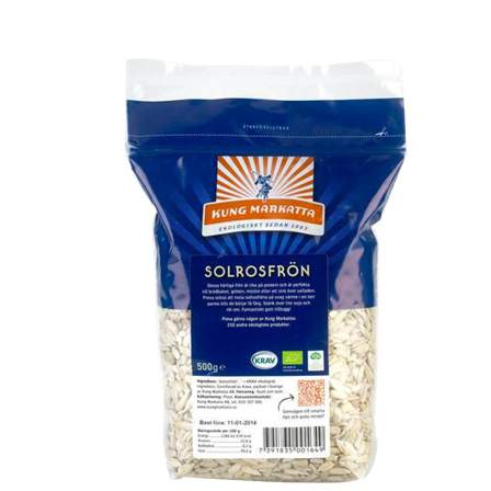 Kung Markatta Solrosfrön 500 g