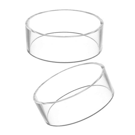 Akryl Glober Volleyball Og Basketball Display Stand To Pakker Robuste Globusbaser (FMY)